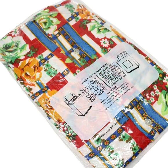 Vintage 70s Miss Holly Vibrant Print Shirt 32 Original Unopened Package -Hey Viv - Picture 4 of 6